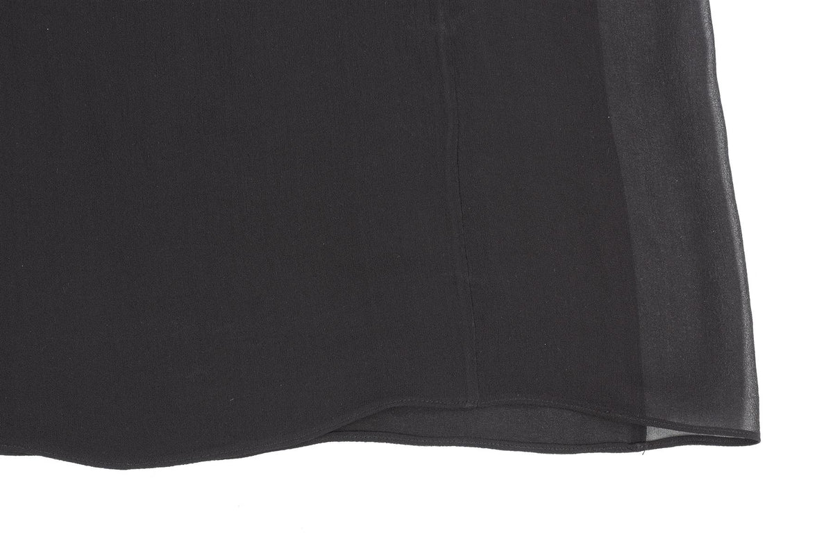 TOM FORD BLACK SILK TOP IT 36 UK 4