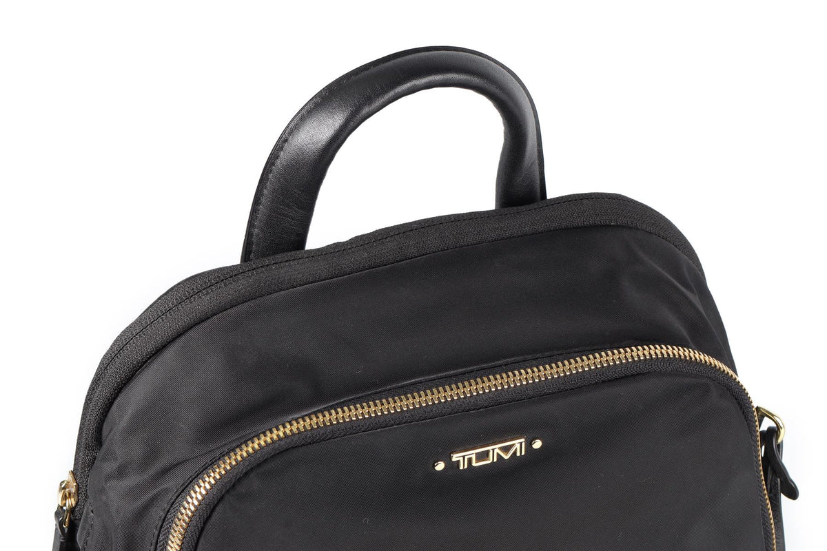 TUMI BLACK SHELL BACKPACK
