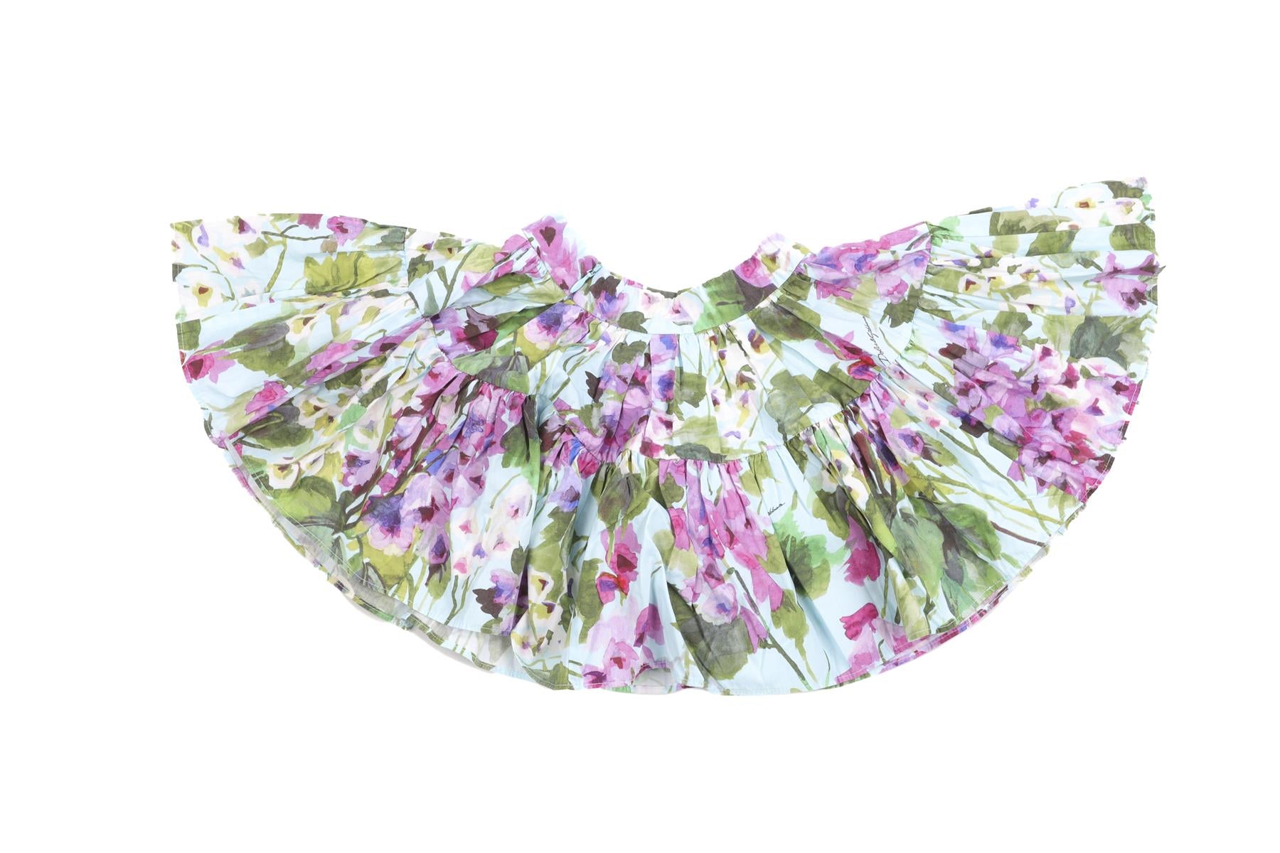 DOLCE & GABBANA MULTI BABY GIRLS TOP AND SKIRT SET 12-18 MONTHS