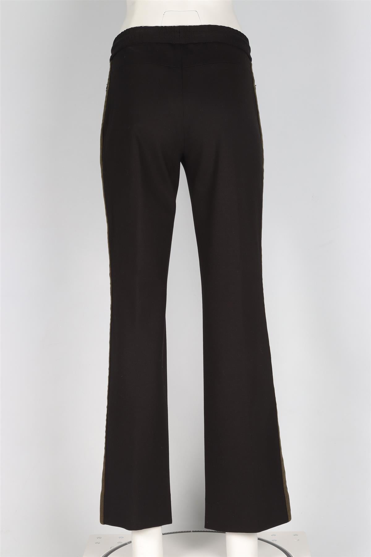 ME+EM BLACK JERSEY STRAIGHT LEG PANTS UK 8