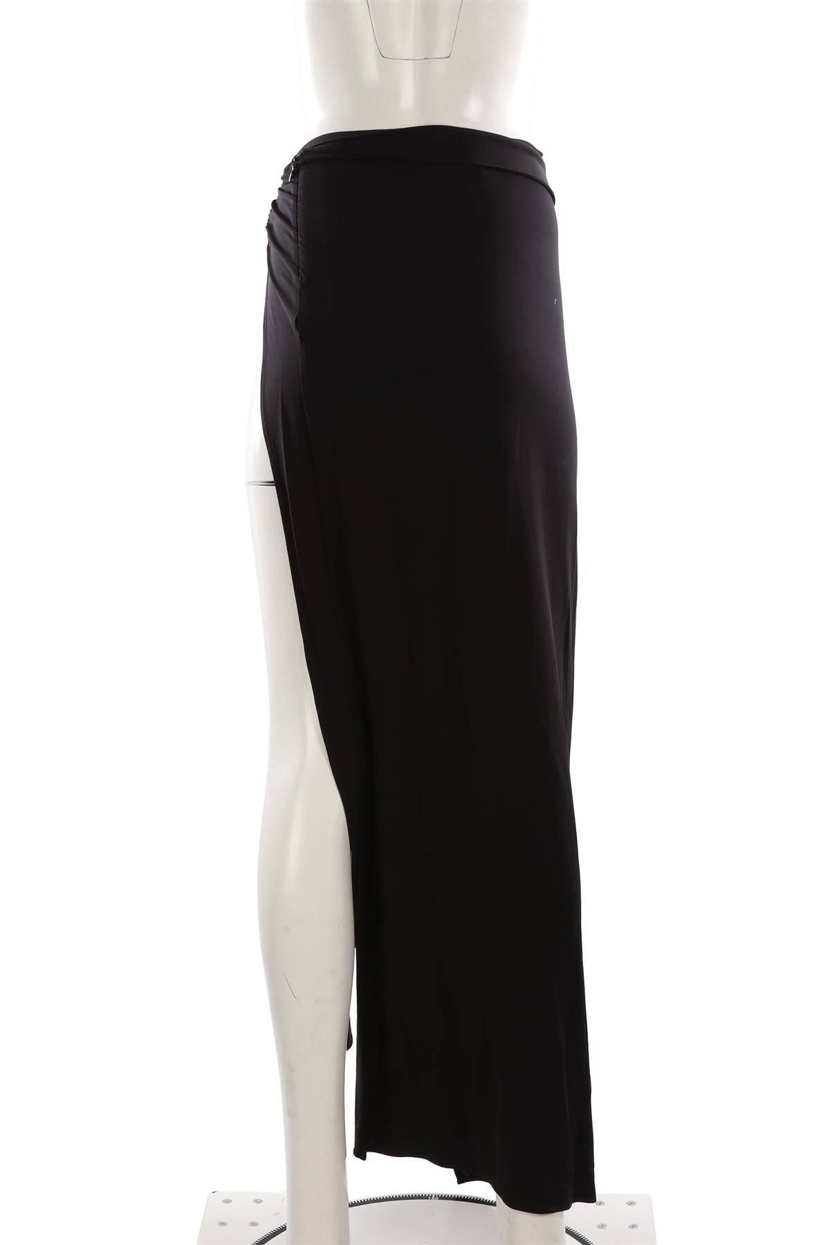 RAT & BOA BLACK JERSEY MAXI SKIRT XSMALL