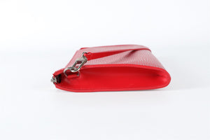 LOUIS VUITTON RED 2007 POCHETTE ACCESSOIRES EPI LEATHER SHOULDER BAG