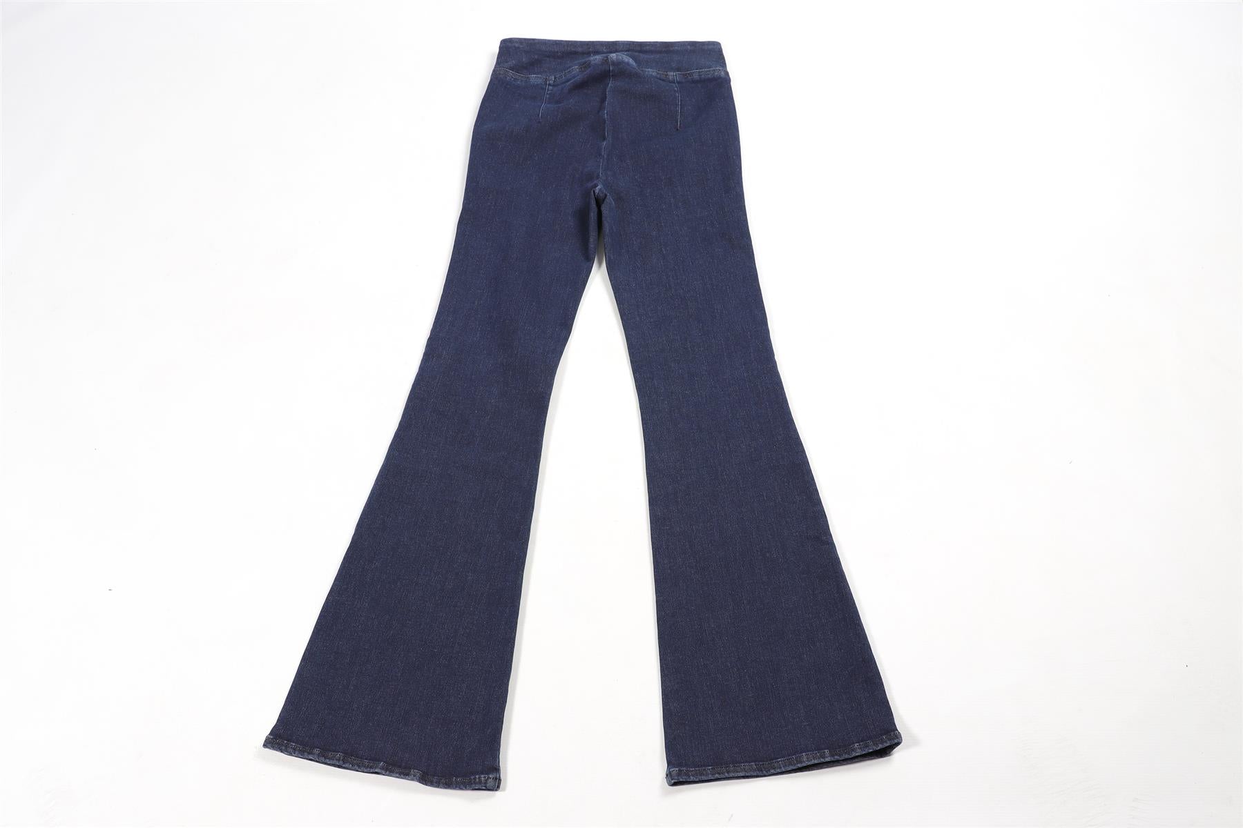 FRAME BLUE HIGH RISE FLARED JEANS W29 UK 10-12