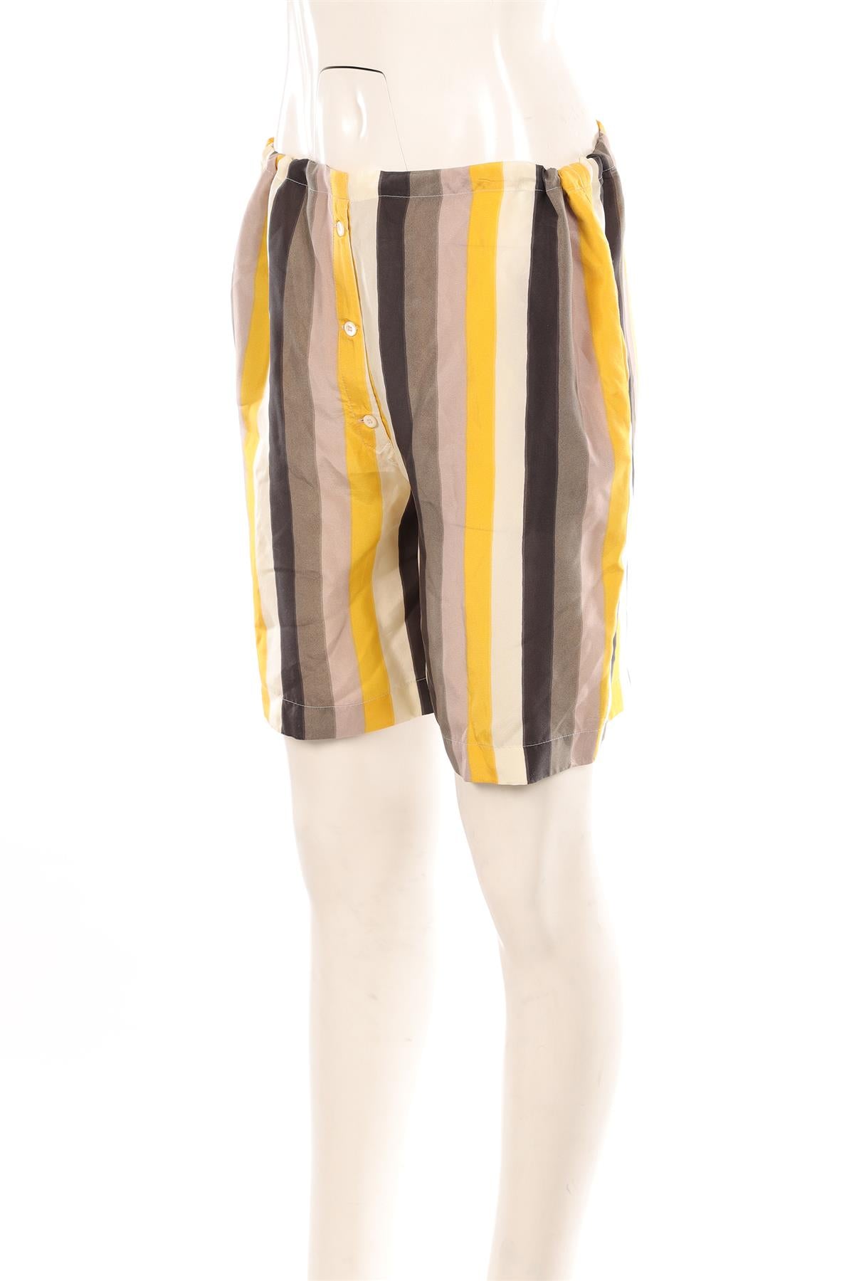 PRADA MULTI SILK SHORTS IT 40 UK 8
