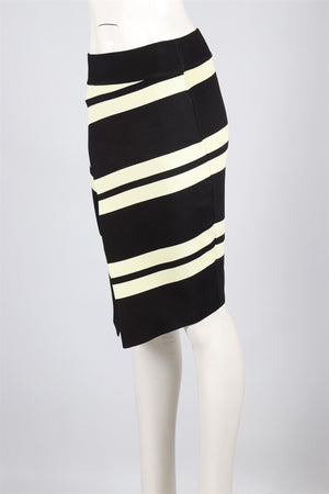A.L.C. BLACK KNIT MINI SKIRT XSMALL