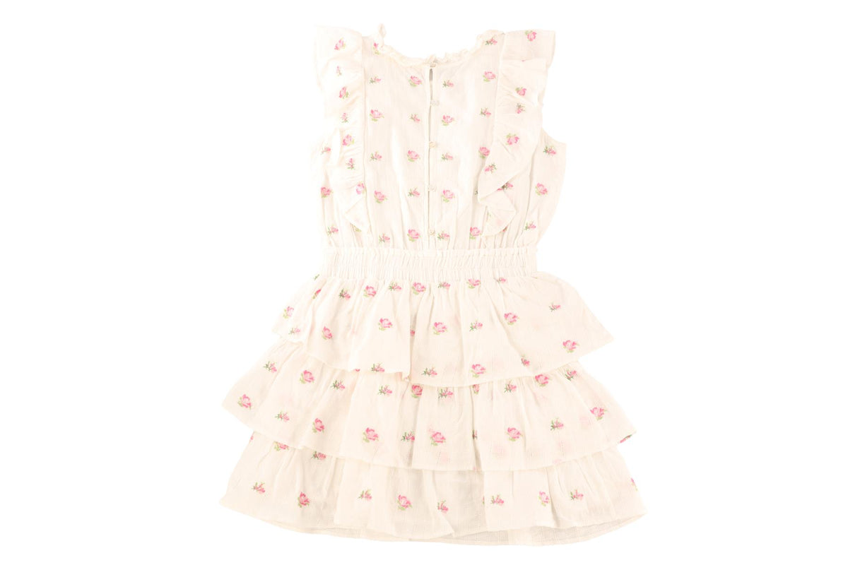 LOVESHACKFANCY WHITE KIDS GIRLS DRESS 12 YEARS
