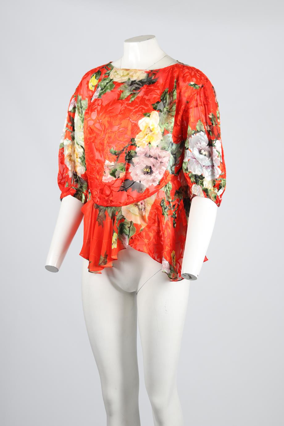 PREEN BY THORNTON BREGAZZI SILK TOP MEDIUM