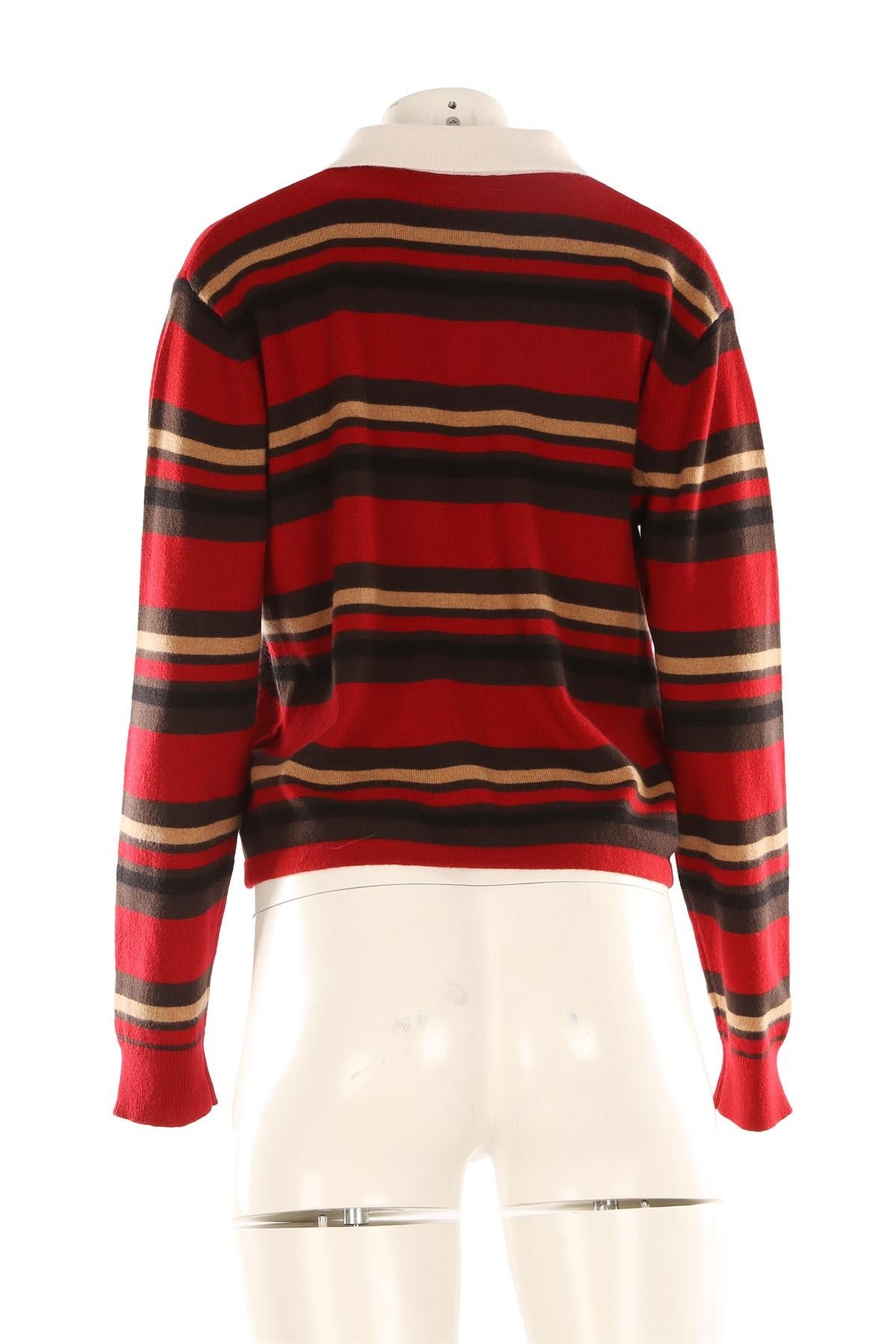 GUEST IN RESIDENCE RED CASHMERE SWEATER SMALL