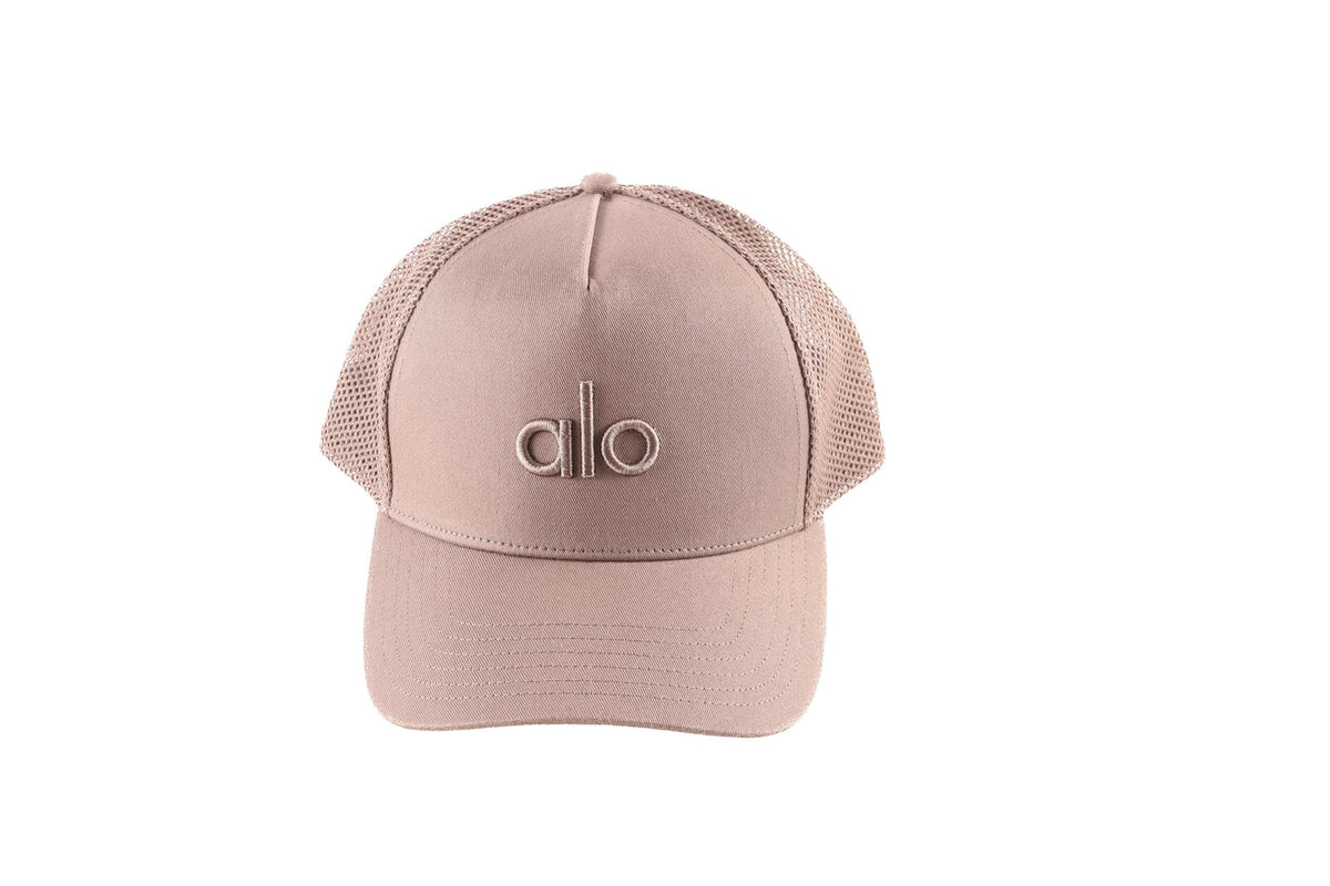 ALO BROWN COTTON CAP ONE SIZE