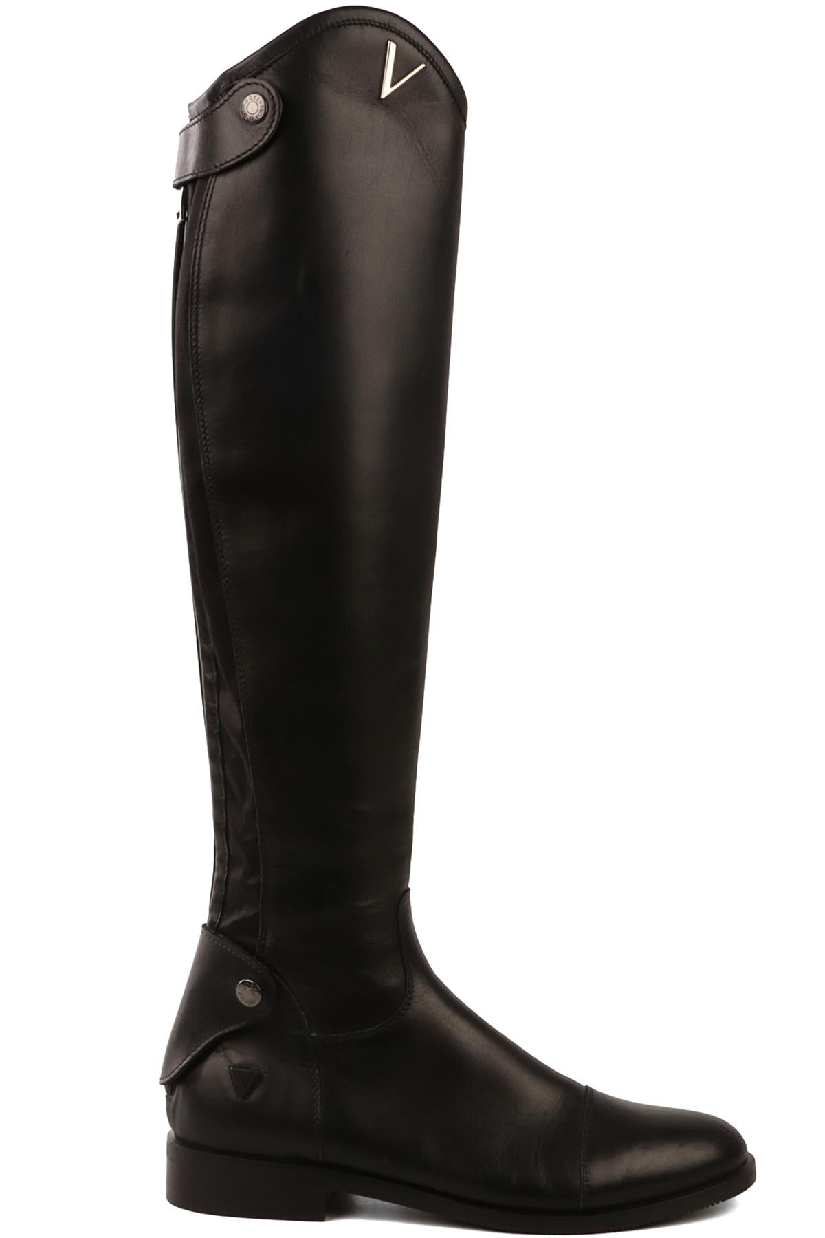 VOGEL BLACK LEATHER RIDING BOOTS EU 38 UK 5 US 8