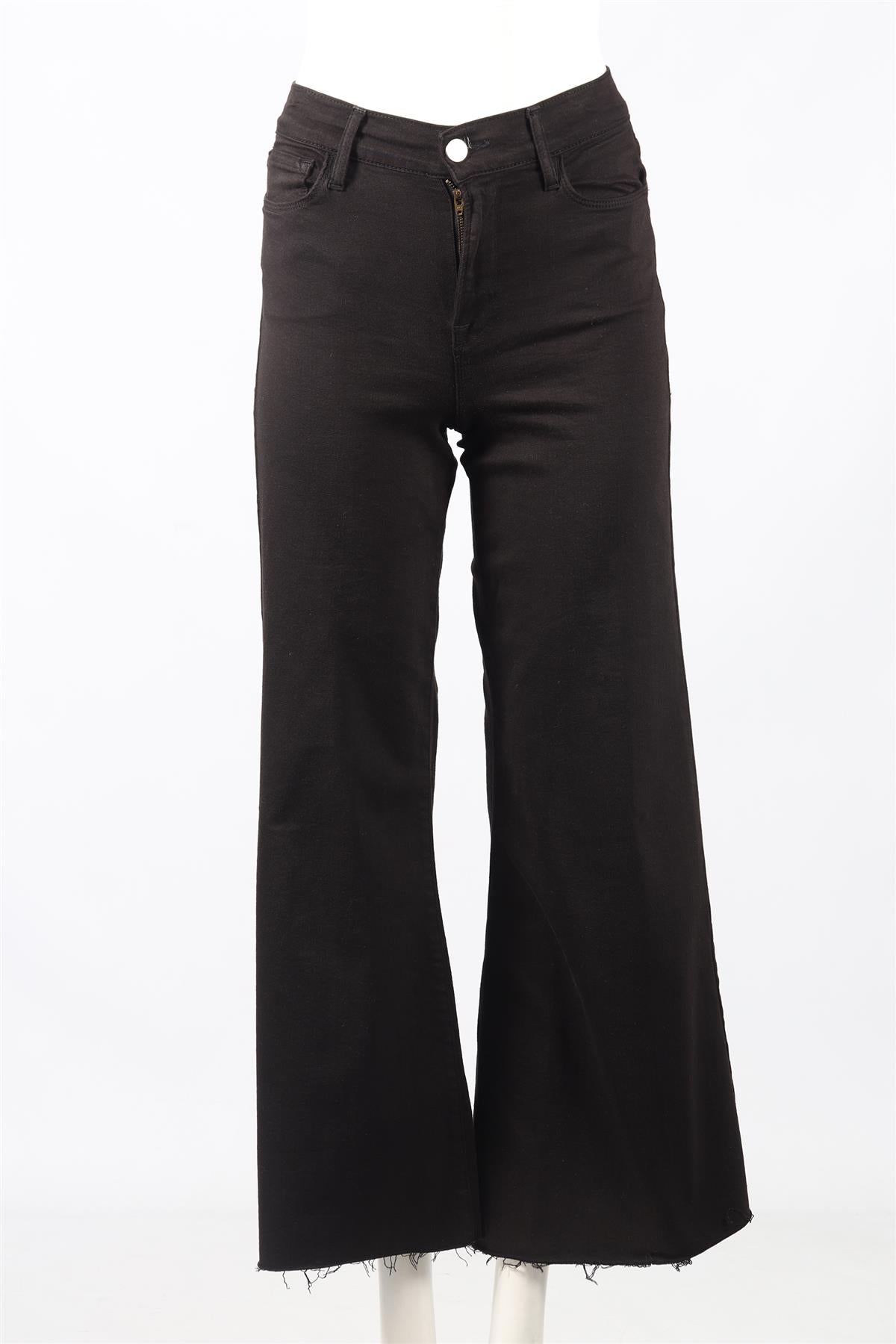 FRAME HIGH RISE WIDE LEG JEANS W26 UK 8