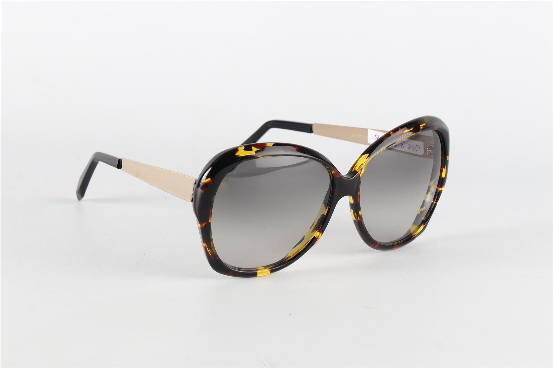 VICTORIA BECKHAM ROUND FRAME ACETATE SUNGLASSES ONE SIZE