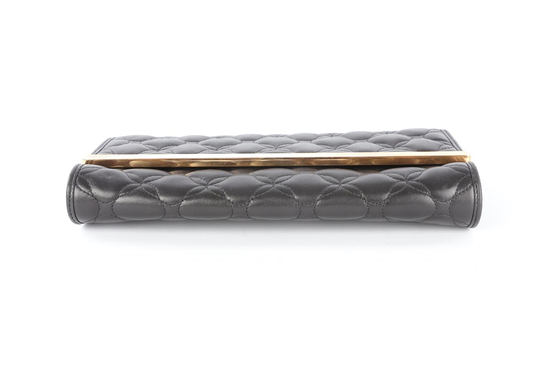 CHOPARD BLACK LEATHER CLUTCH