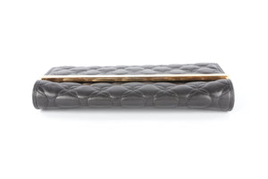 CHOPARD BLACK LEATHER CLUTCH