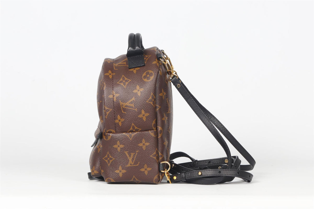 LOUIS VUITTON PALM SPRINGS MINI MONOGRAM COATED CANVAS BACKPACK