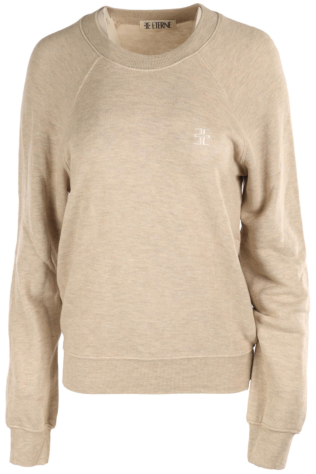 ETERNE BEIGE COTTON SWEATSHIRT LARGE