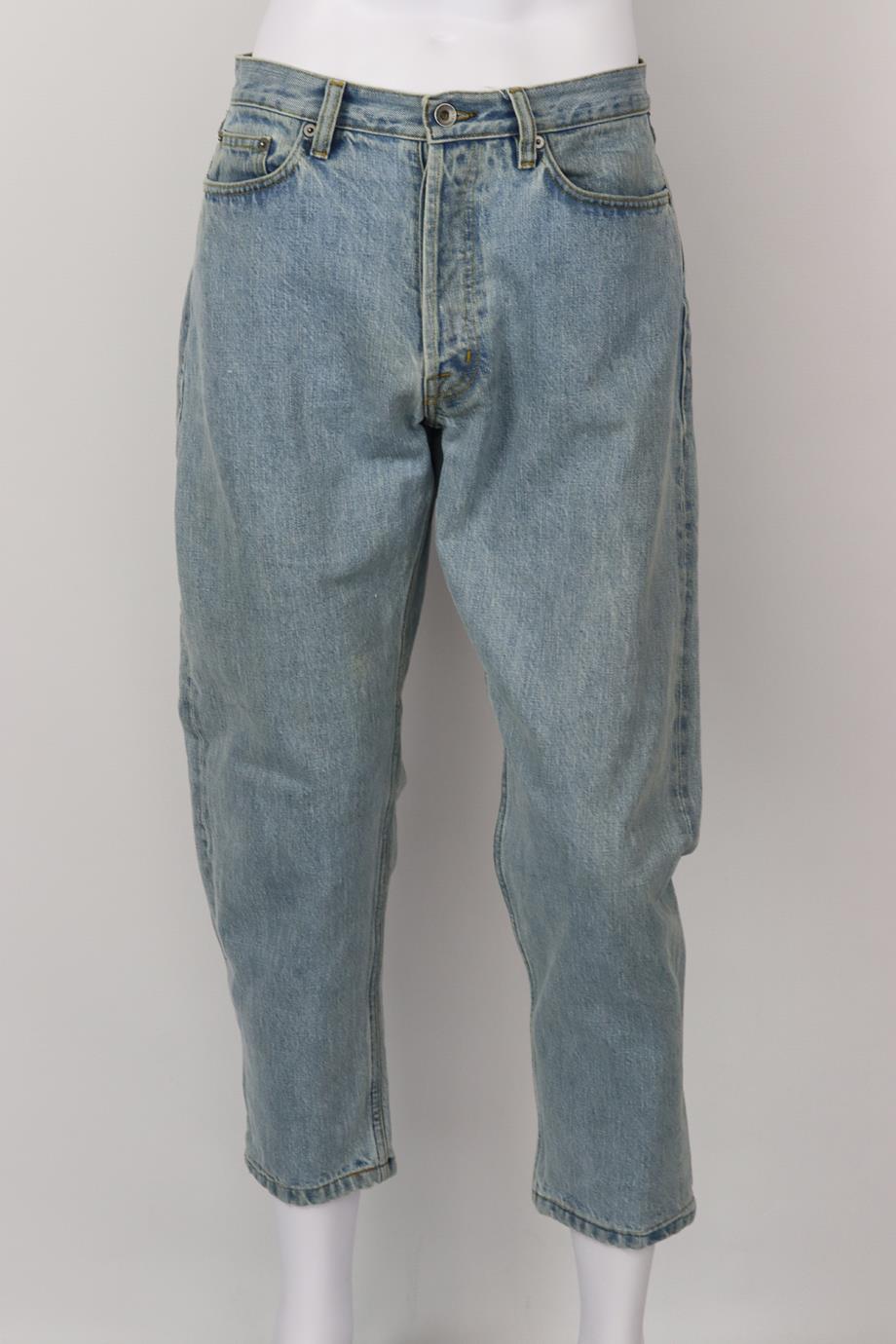 ALBAM MEN'S DENIM TAPERED JEANS UK/US WAIST 28