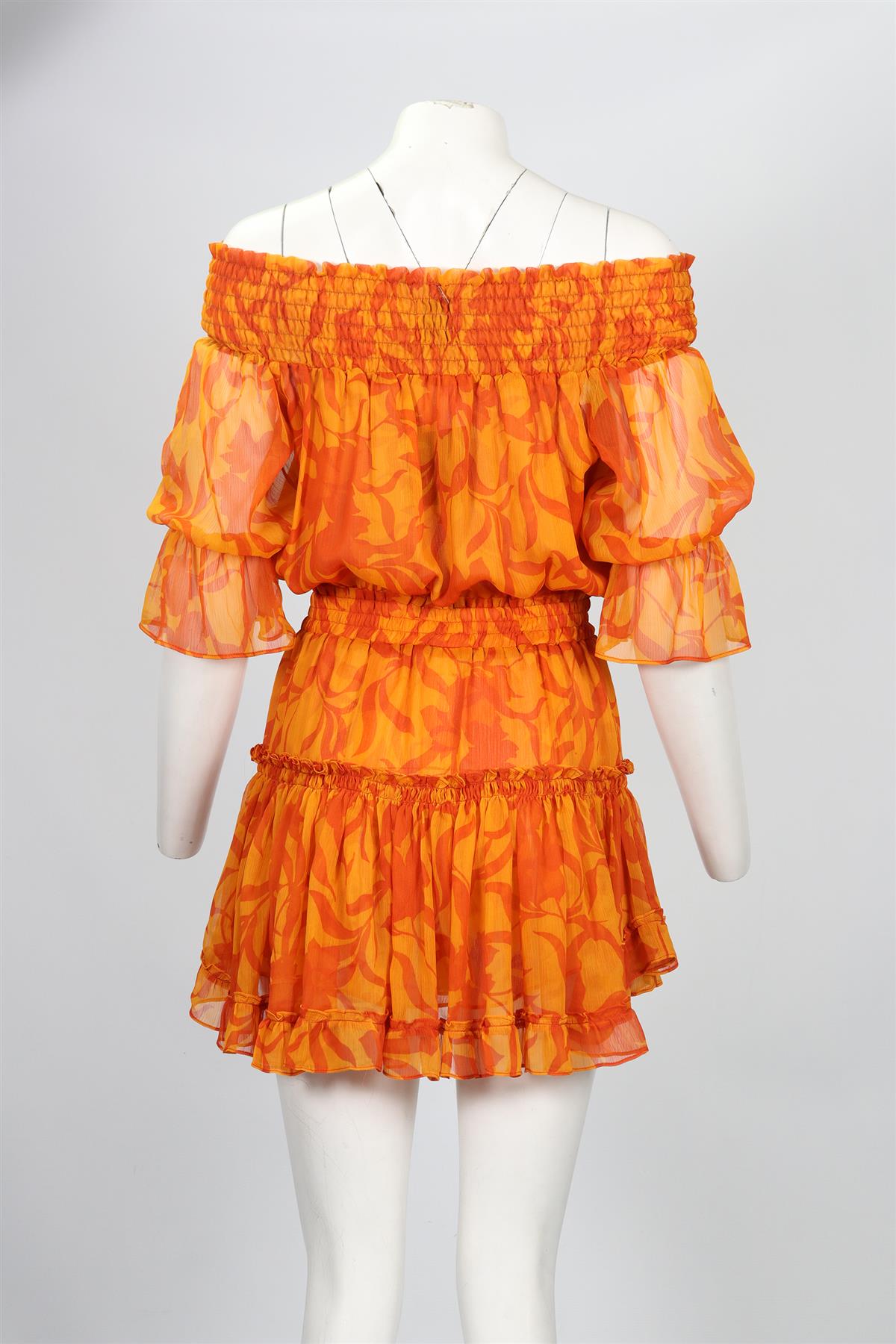 MISA LOS ANGELES CHIFFON MINI DRESS MEDIUM