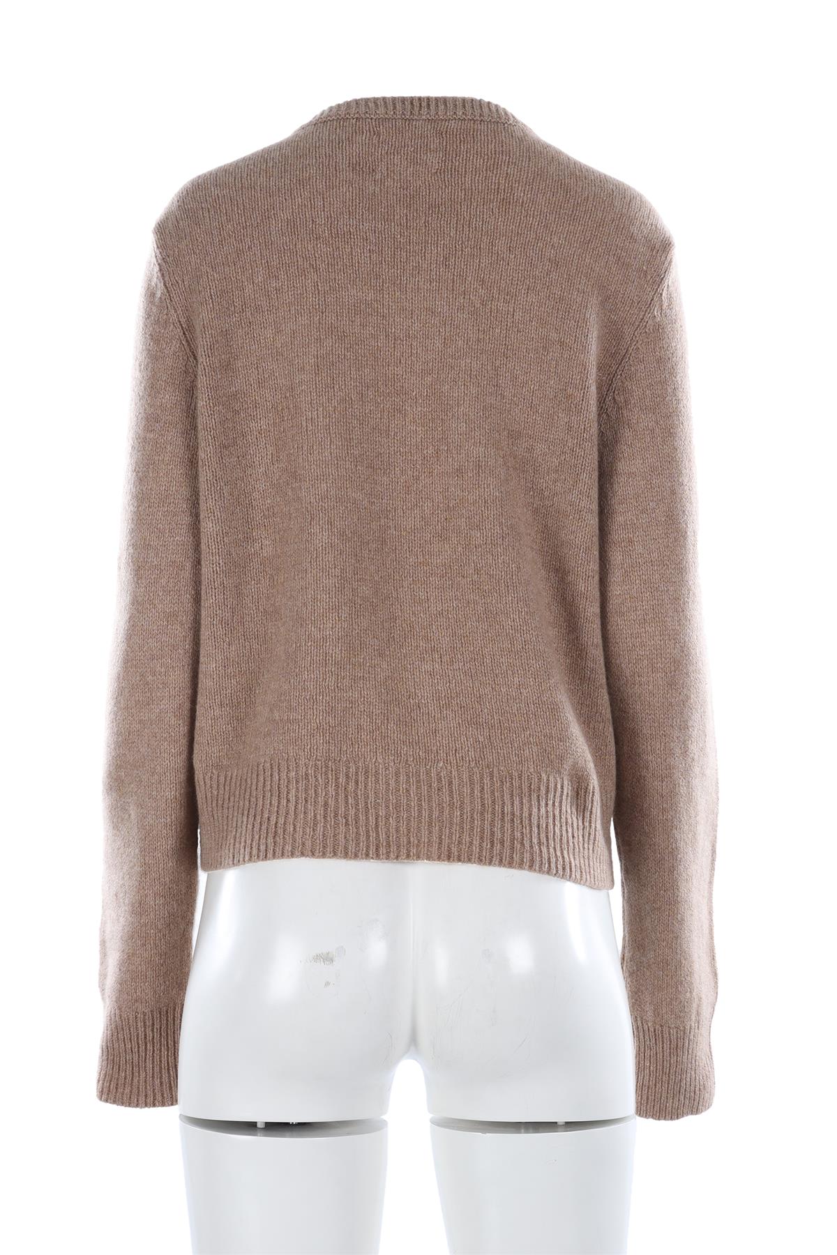 SUZIE KONDI BEIGE CASHMERE CARDIGAN LARGE