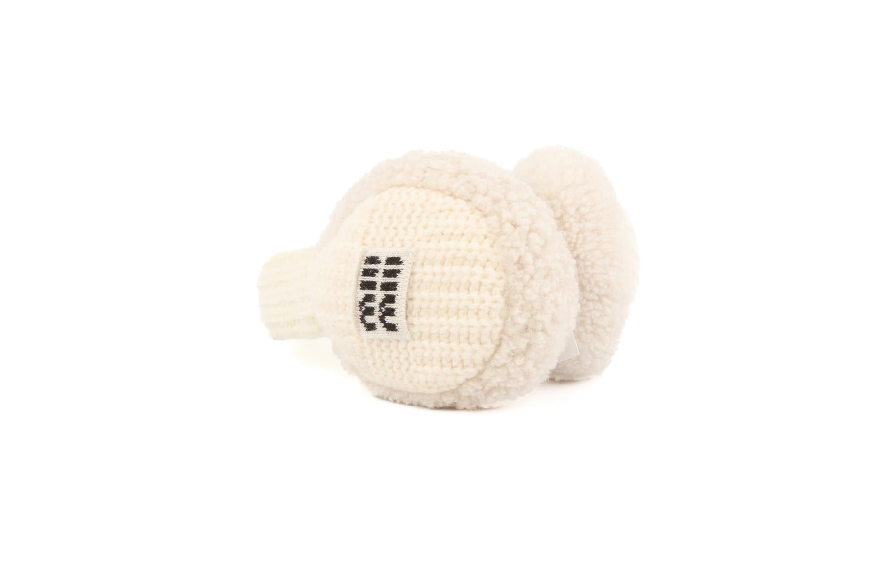 MIU MIU CREAM CASHMERE EAR MUFFS