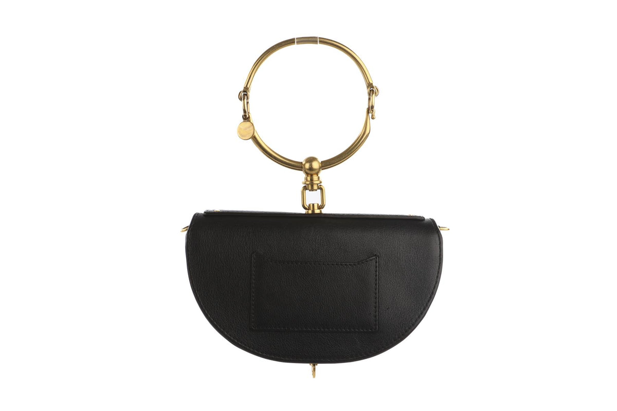 CHLOÉ BLACK NILE SMALL LEATHER TOTE BAG