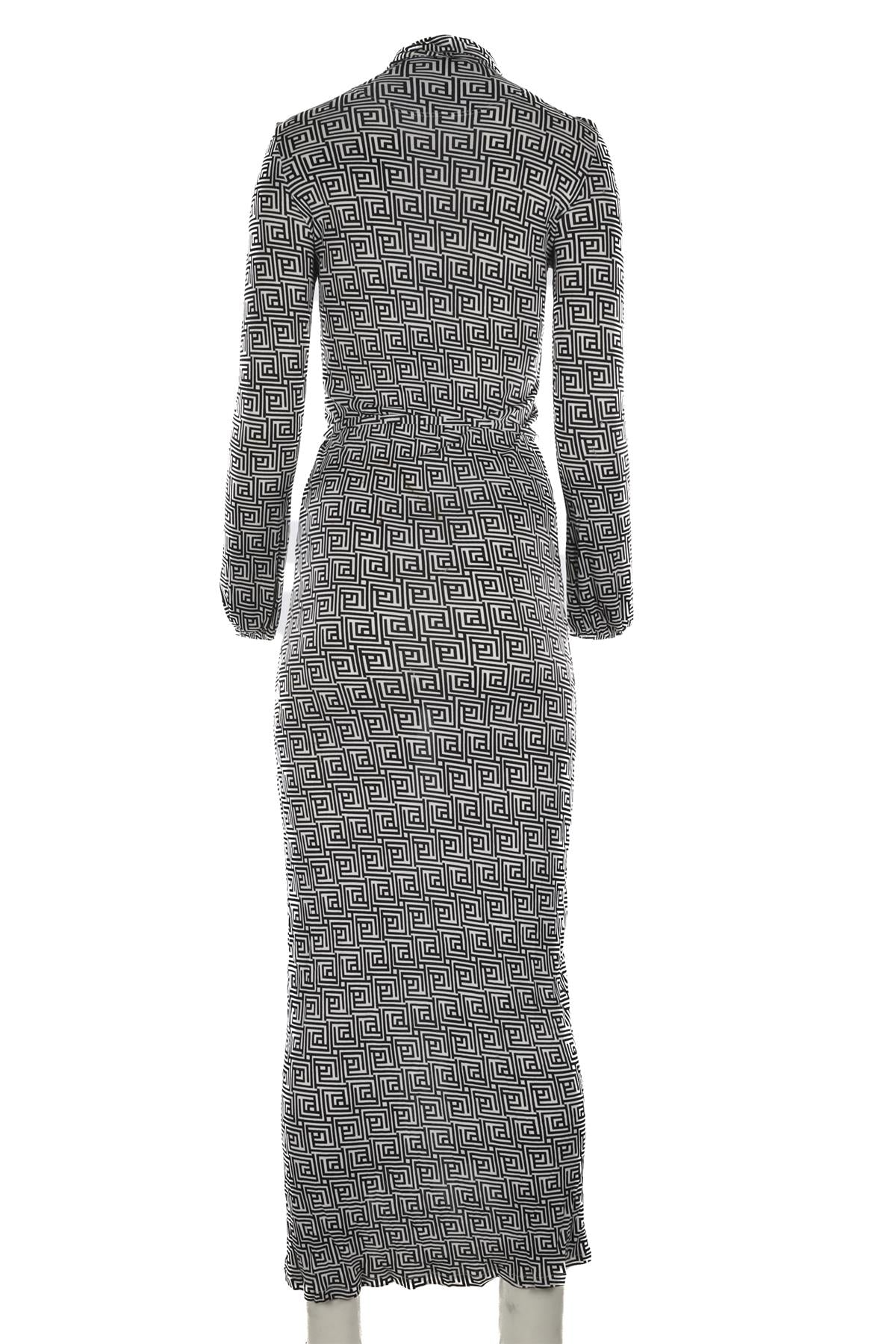 VALENTINO BLACK JERSEY MAXI DRESS IT 40 UK 8