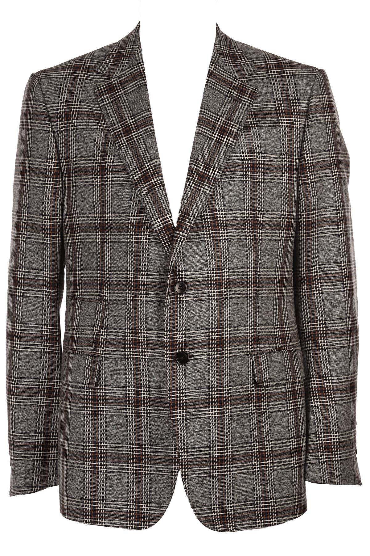 GUCCI GREY MEN'S WOOL BLAZER IT 52 UK/US CHEST 42