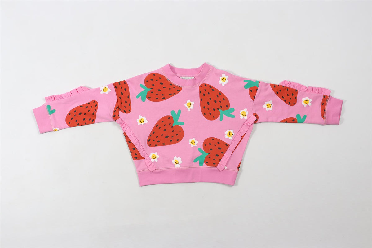 STELLA MCCARTNEY PINK KIDS GIRLS SWEATSHIRT 6 YEARS