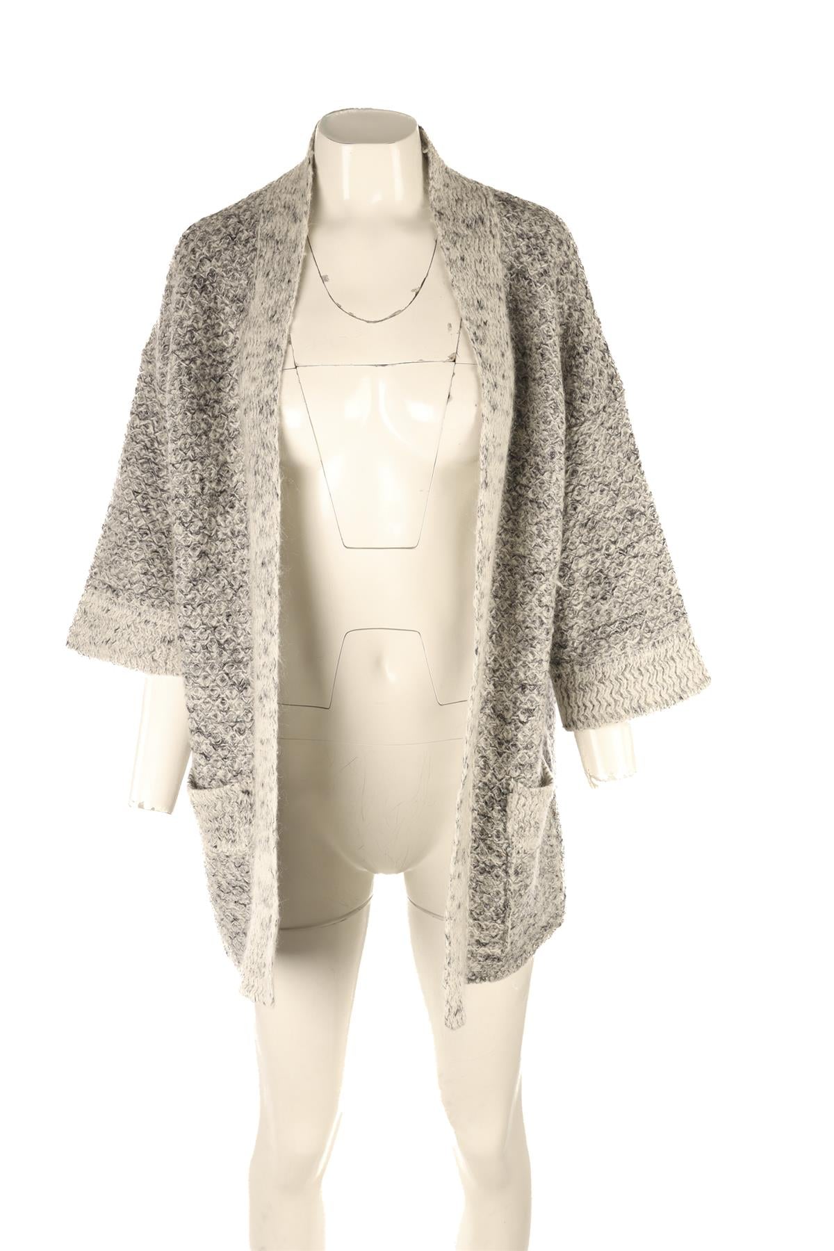 ISABEL MARANT GREY KNIT CARDIGAN FR 38 UK 10