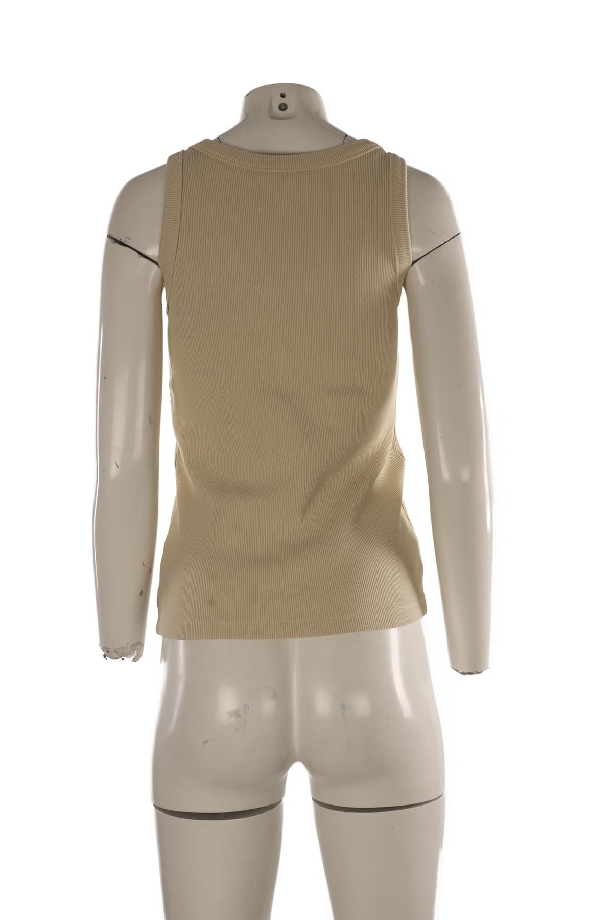 MIU MIU BEIGE COTTON TOP MEDIUM