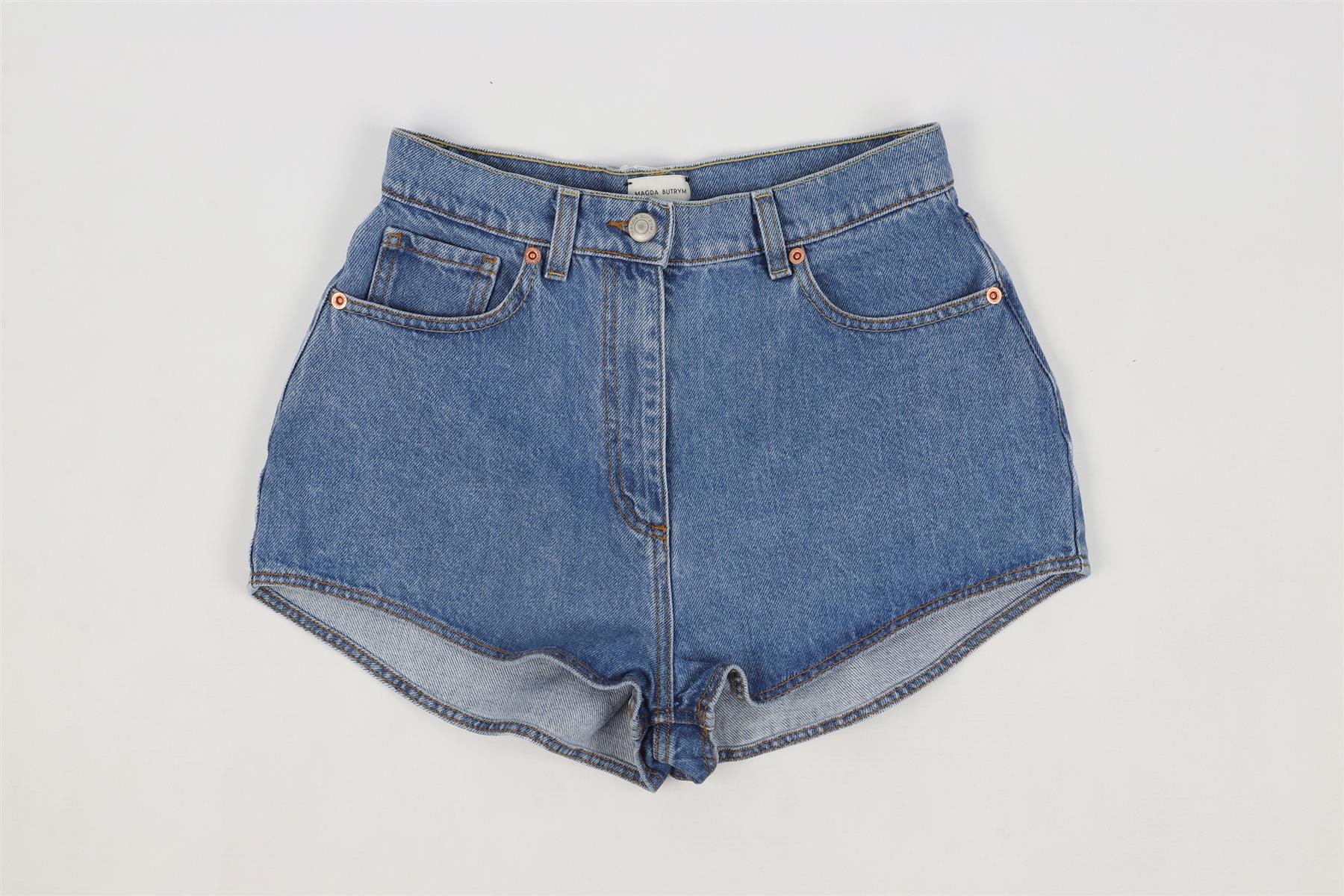 MAGDA BUTRYM BLUE DENIM SHORTS FR 38 UK 10