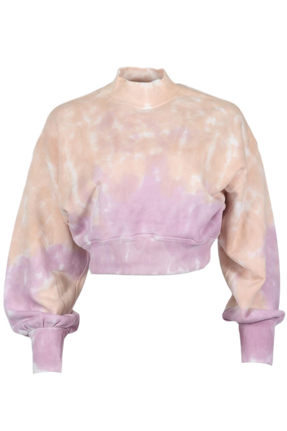 SPIRITUAL GANGSTER CROPPED COTTON SWEATSHIRT XSMALL