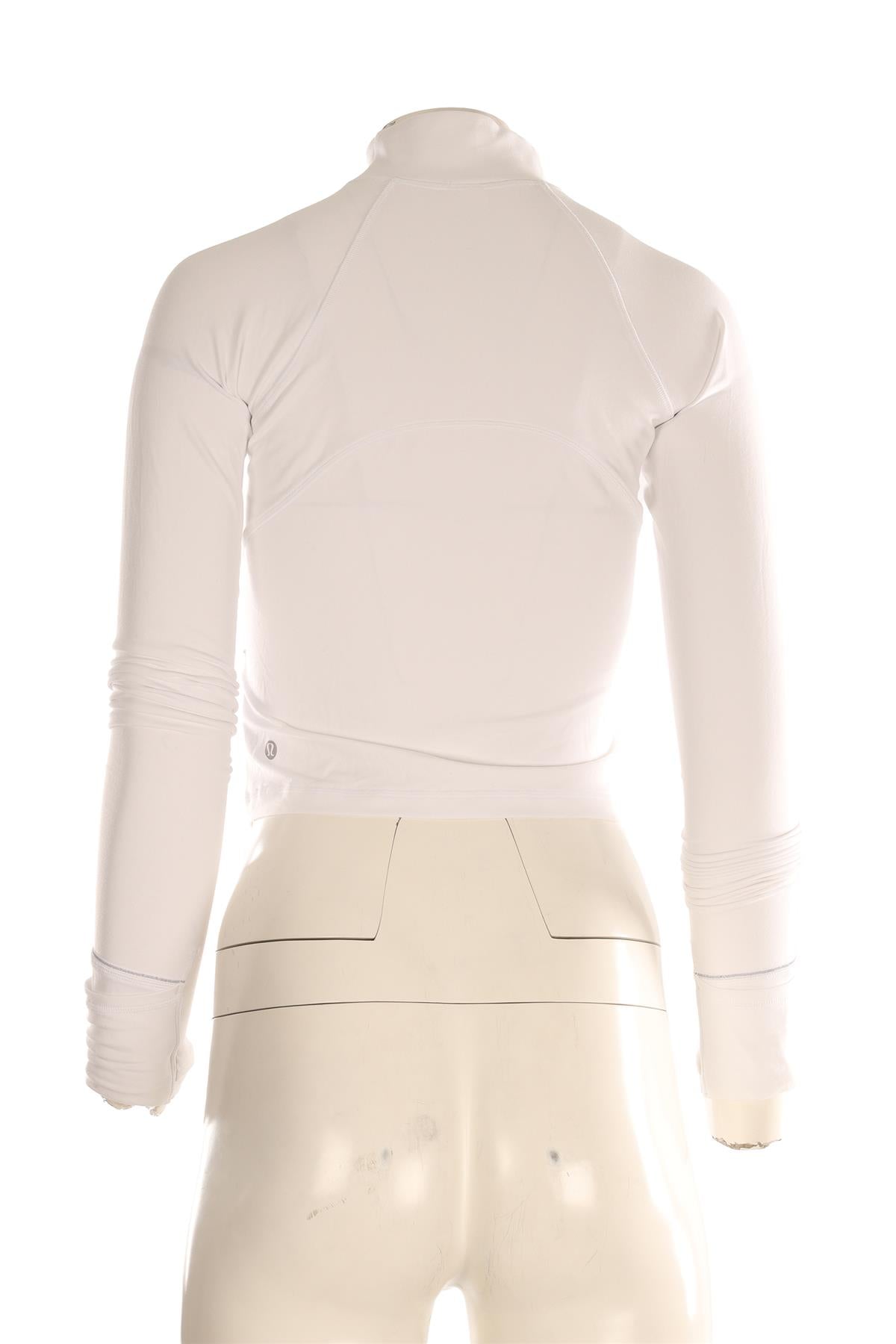 LULULEMON WHITE JERSEY TOP SMALL