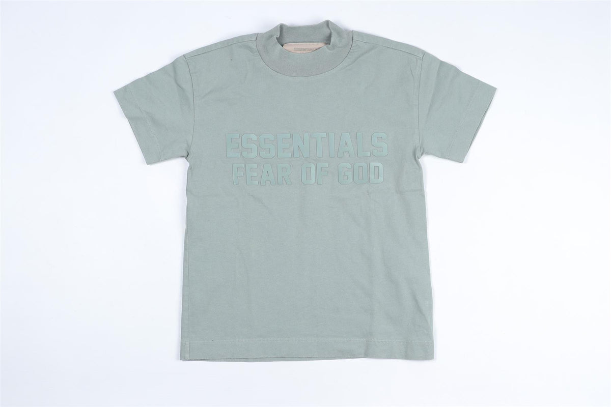 ESSENTIALS GREEN KIDS BOYS T-SHIRT 6-7 YEARS
