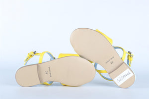 STELLA MCCARTNEY YELLOW KIDS GIRLS SANDALS EU 28 UK 10 US 11