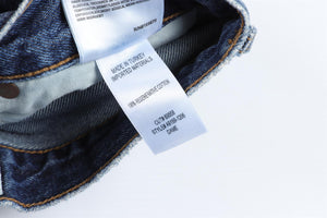 AGOLDE NAVY HIGH RISE WIDE LEG JEANS W23 UK 4
