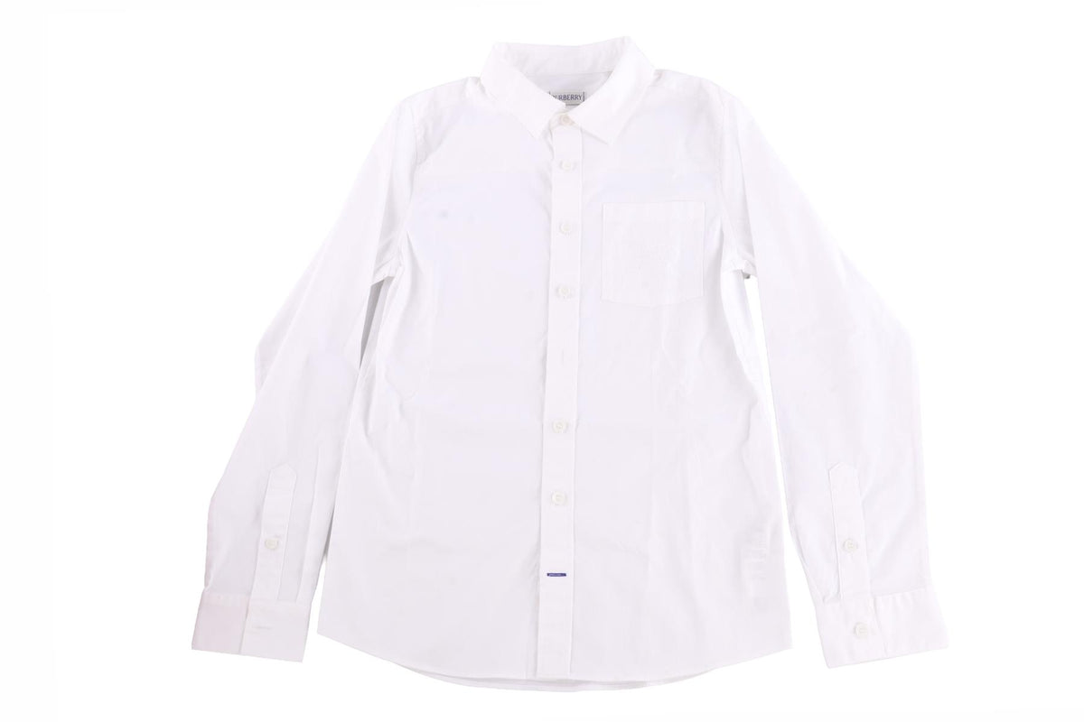 BURBERRY WHITE KIDS BOYS SHIRT 12 YEARS