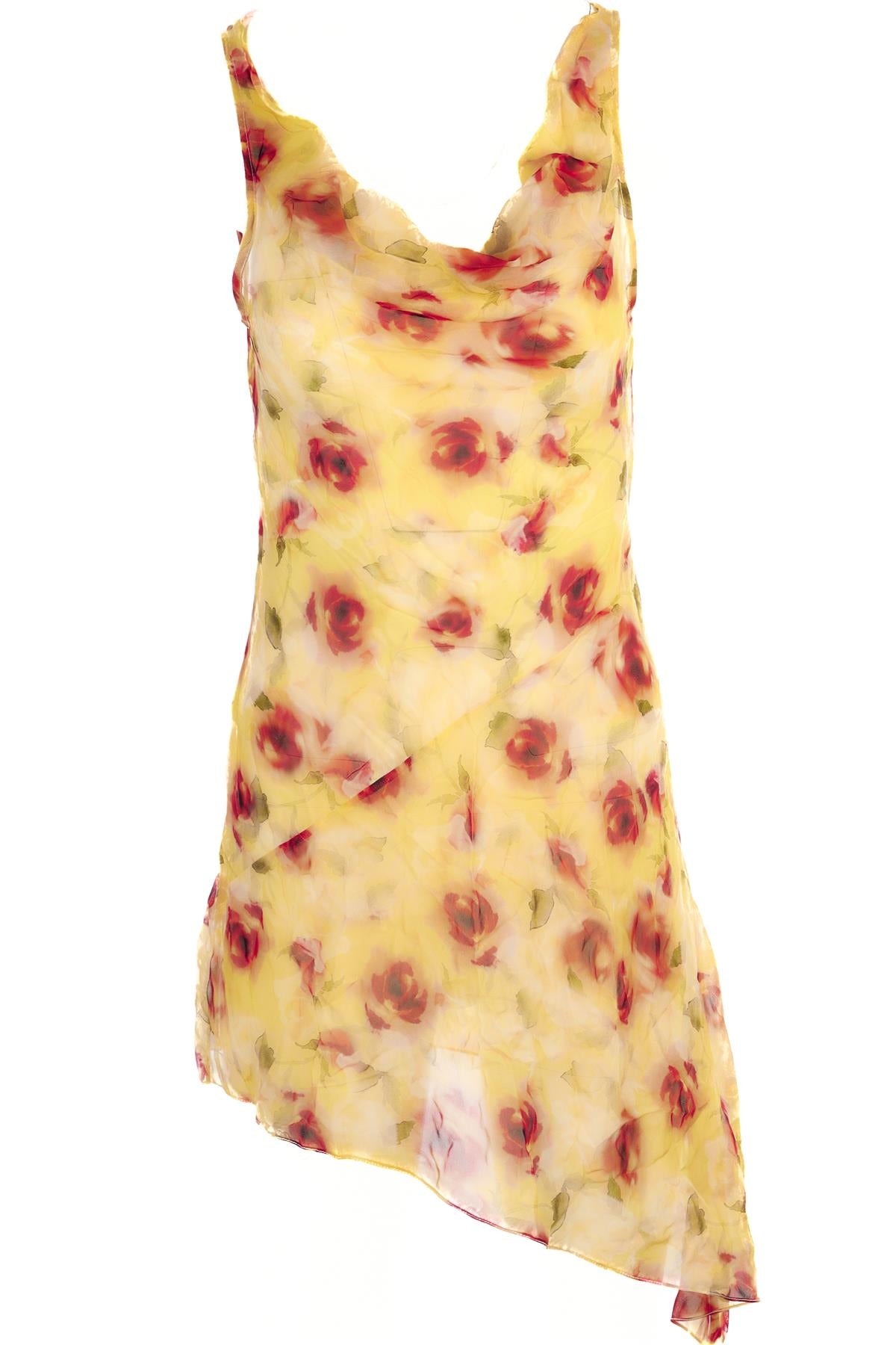 DE LA VALI MULTI SILK MINI DRESS UK 4