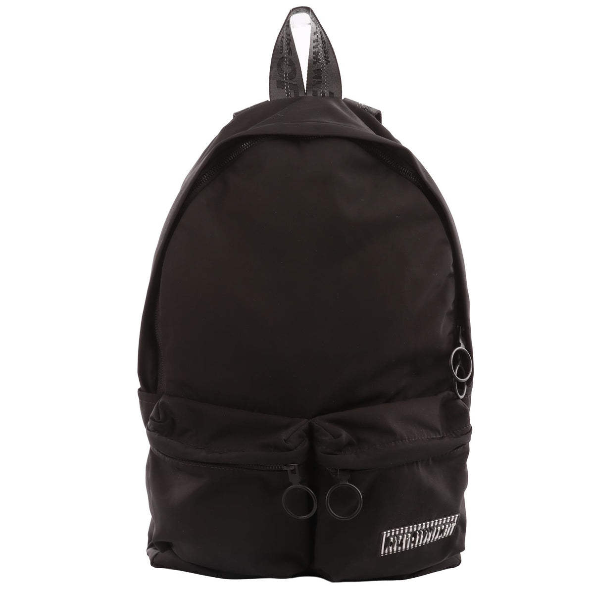 OFF-WHITE BLACK NYLON BACKPACK
