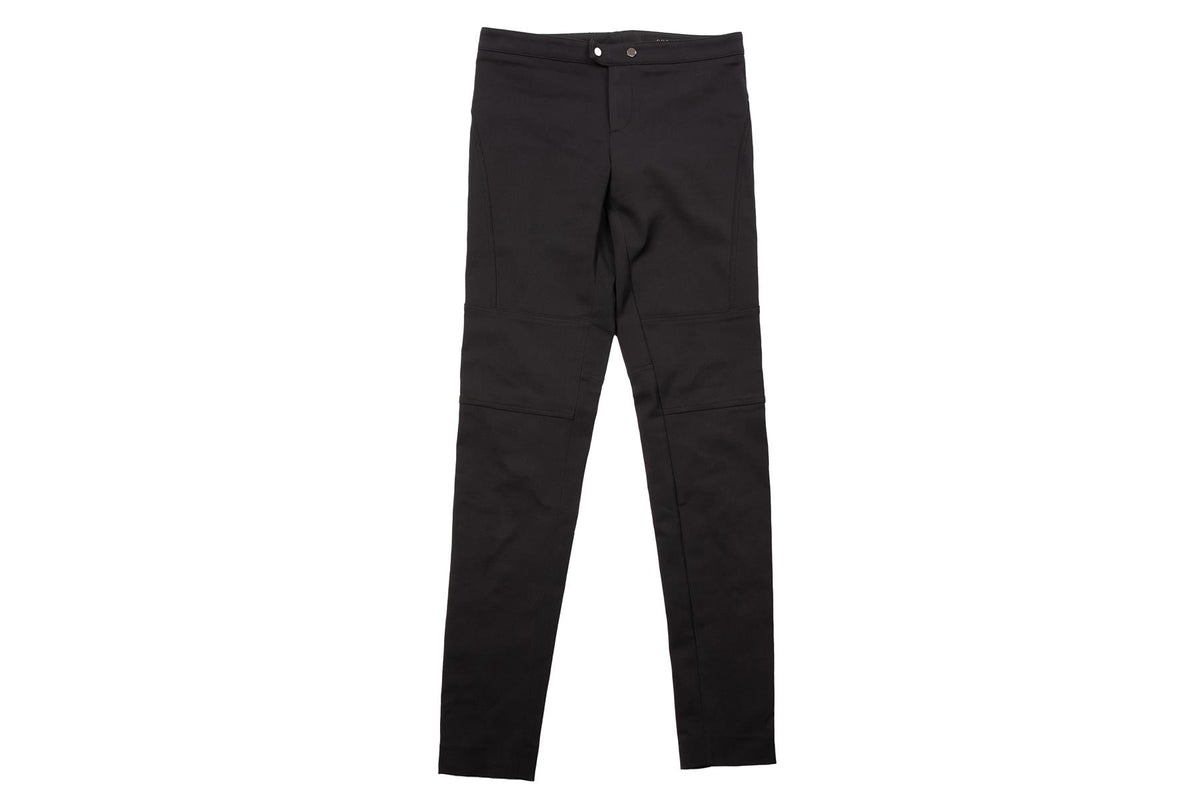 GUCCI BLACK VINTAGE JERSEY SKINNY PANTS IT 38 UK 6