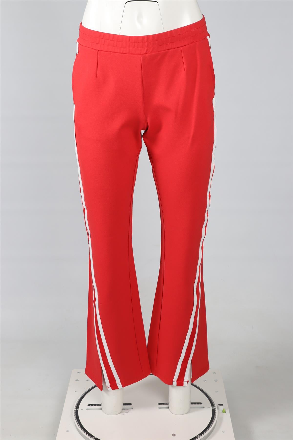 THE UPSIDE RED JERSEY STRAIGHT LEG PANTS SMALL