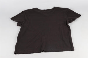 RE/DONE BLACK COTTON T-SHIRT SMALL