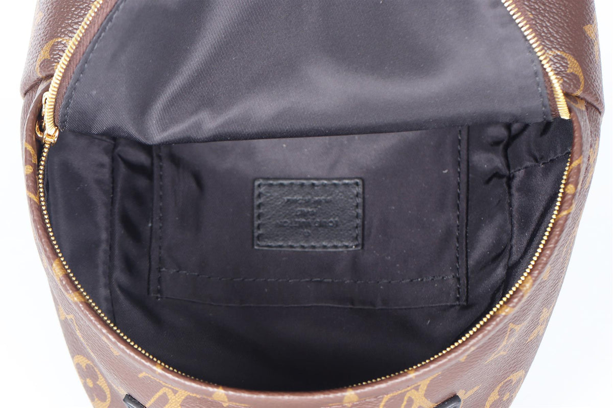 LOUIS VUITTON PALM SPRINGS MINI MONOGRAM COATED CANVAS BACKPACK