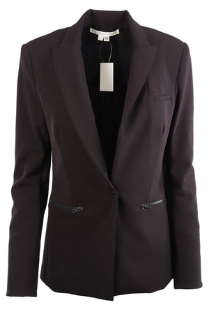 VERONICA BEARD NAVY JERSEY BLAZER US 6 UK 10