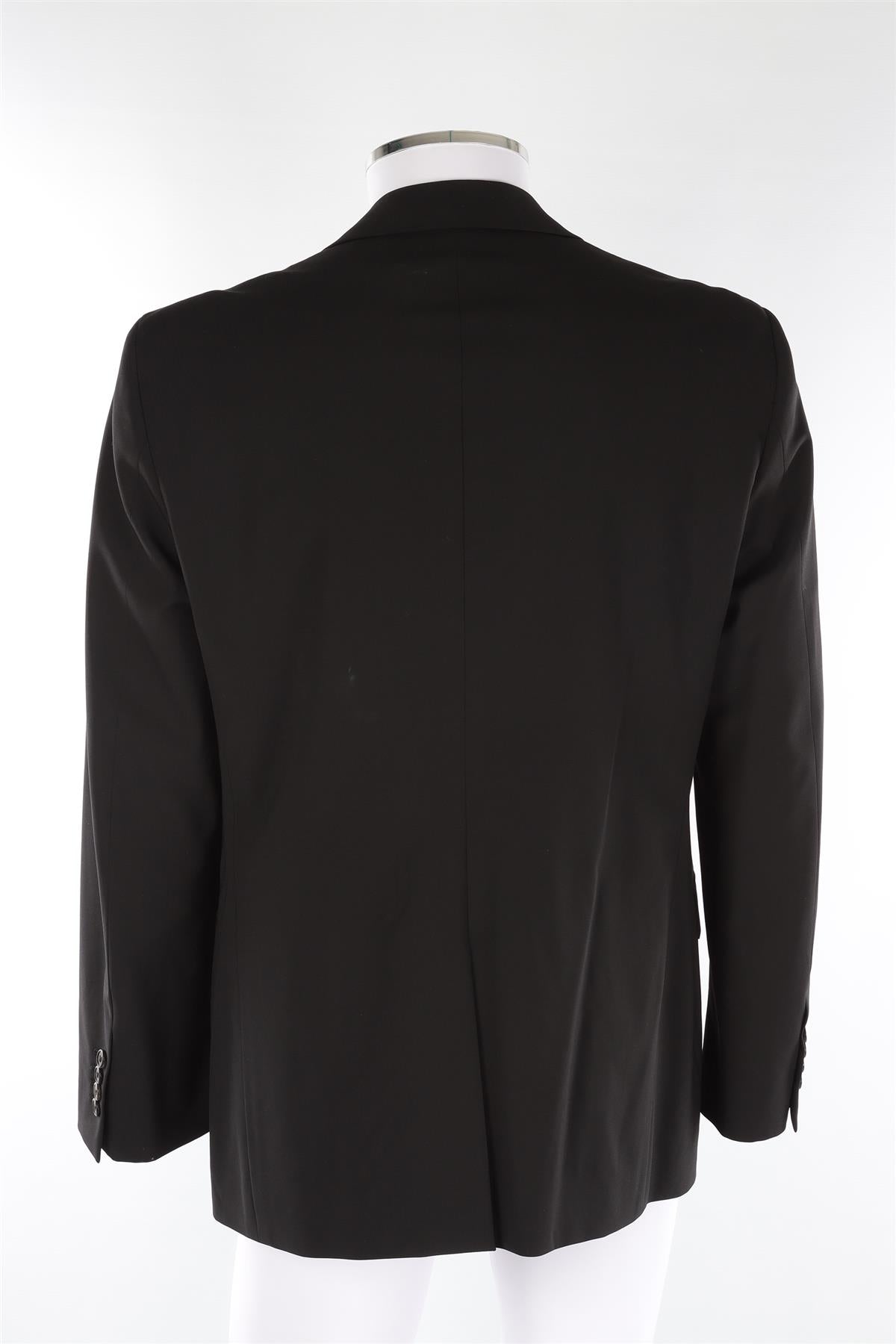 PRADA BLACK MEN'S WOOL BLAZER IT 54 UK 44