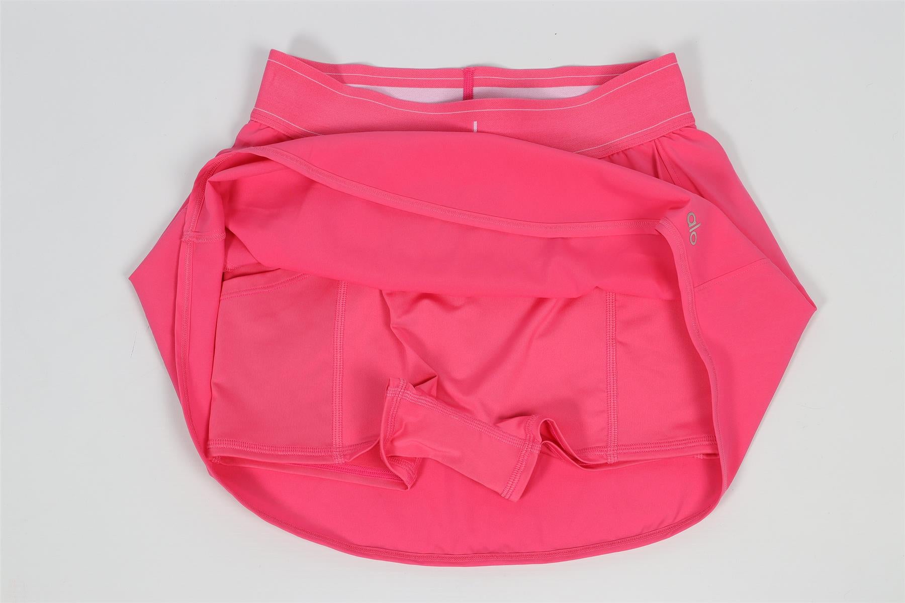 ALO YOGA PINK TENNIS SKIRT XSMALL