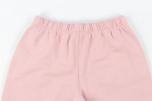 LULULEMON PINK COTTON SHORTS MEDIUM
