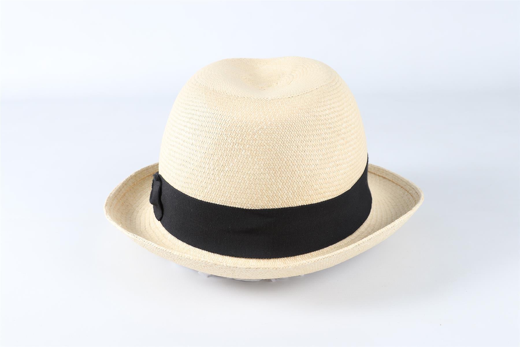 CHANEL BEIGE 2017 STRAW HAT LARGE