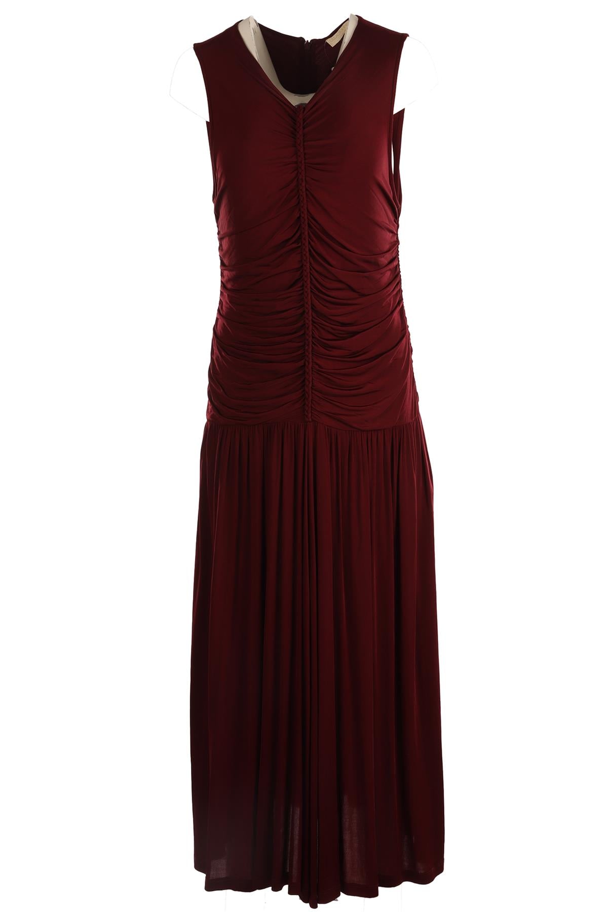 ULLA JOHNSON BURGUNDY JERSEY MAXI DRESS MEDIUM