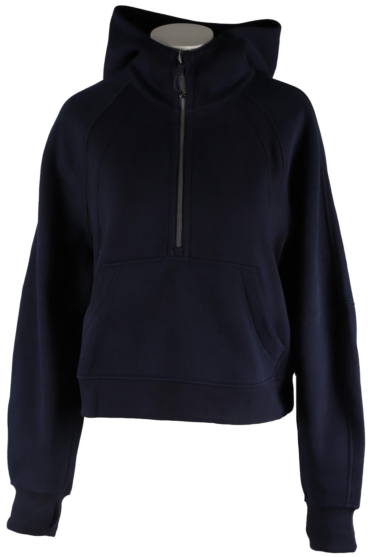 LULULEMON NAVY COTTON HOODIE MEDIUM/LARGE
